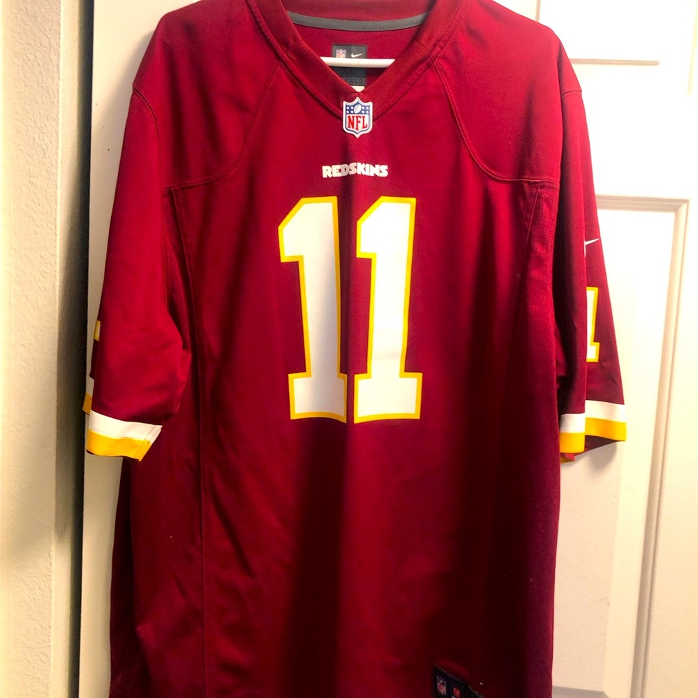 Nike NFL Player Washington Red Skin #11 Jackson Men’s Maroon Gold Jersey Size XL